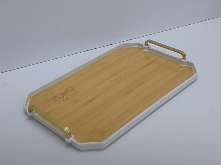 Decorative and Marble breakfast serving tray