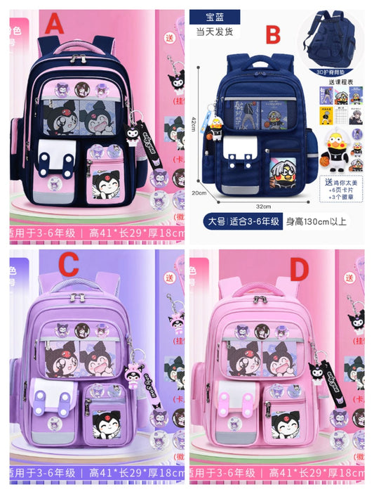 WATERPROOF QUALITY CHILDREN SCHOOL BAG