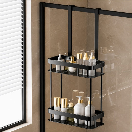 Bathroom Door Hanging Storage Rack