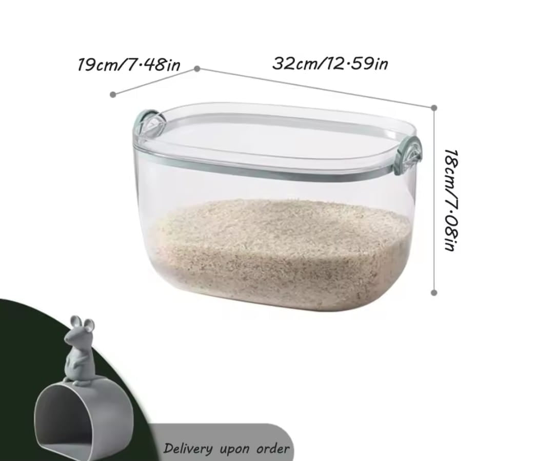 Acrylic Rice/Cereal  airtight storage containers