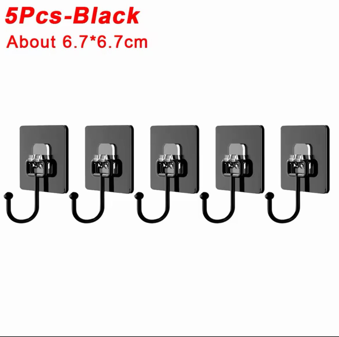 5 Pcs Large Hooks Heavy Duty Waterproof