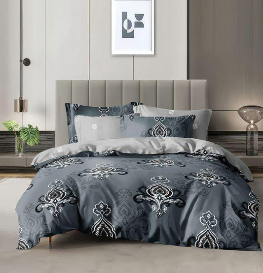 Binded duvet, one bedsheet and two pillowcase size 5*6