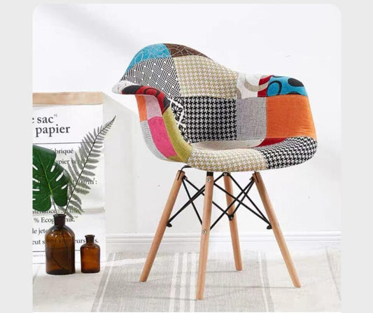 Patchwork Bucket Eames Chair