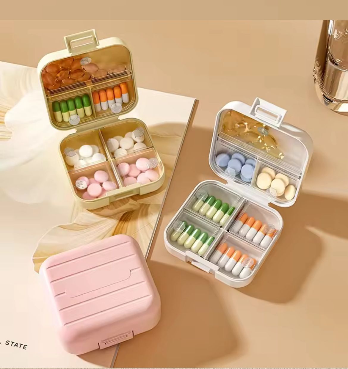 7-Grid Portable Pill Box