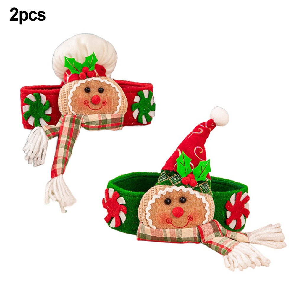 *Festive Cookies Man Curtain Tiebacks: Perfect Holiday Decor For Every Room Home Decor For Bedroom Living Room Happy Christmas*