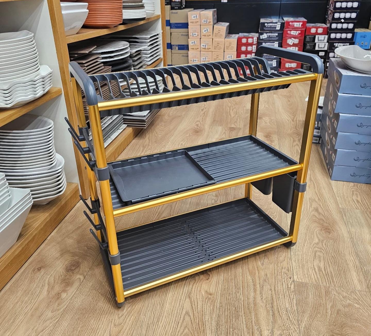 3 Tier Dish Drying Rack for Kitchen counter