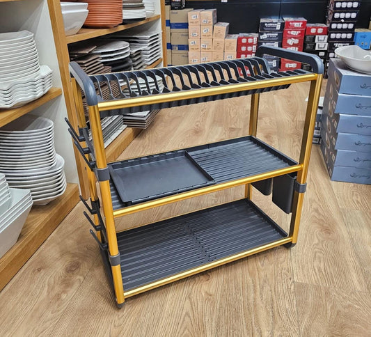 3 Tier Dish Drying Rack for Kitchen counter