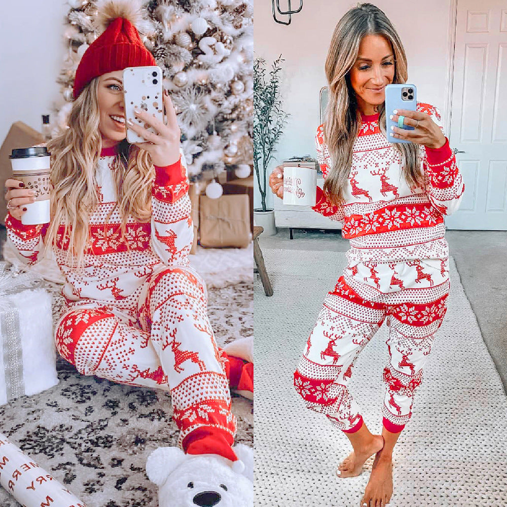 Christmas pajamas outfit for both Adults &kids pyjamas set